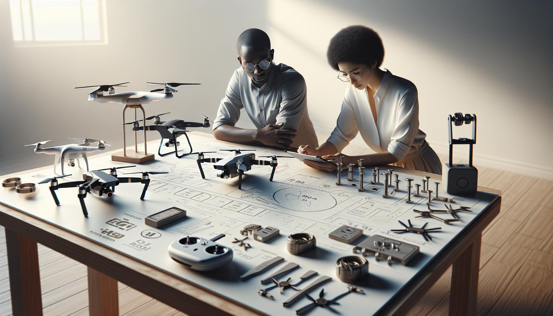 Comparison of DJI Drone Models by Payload