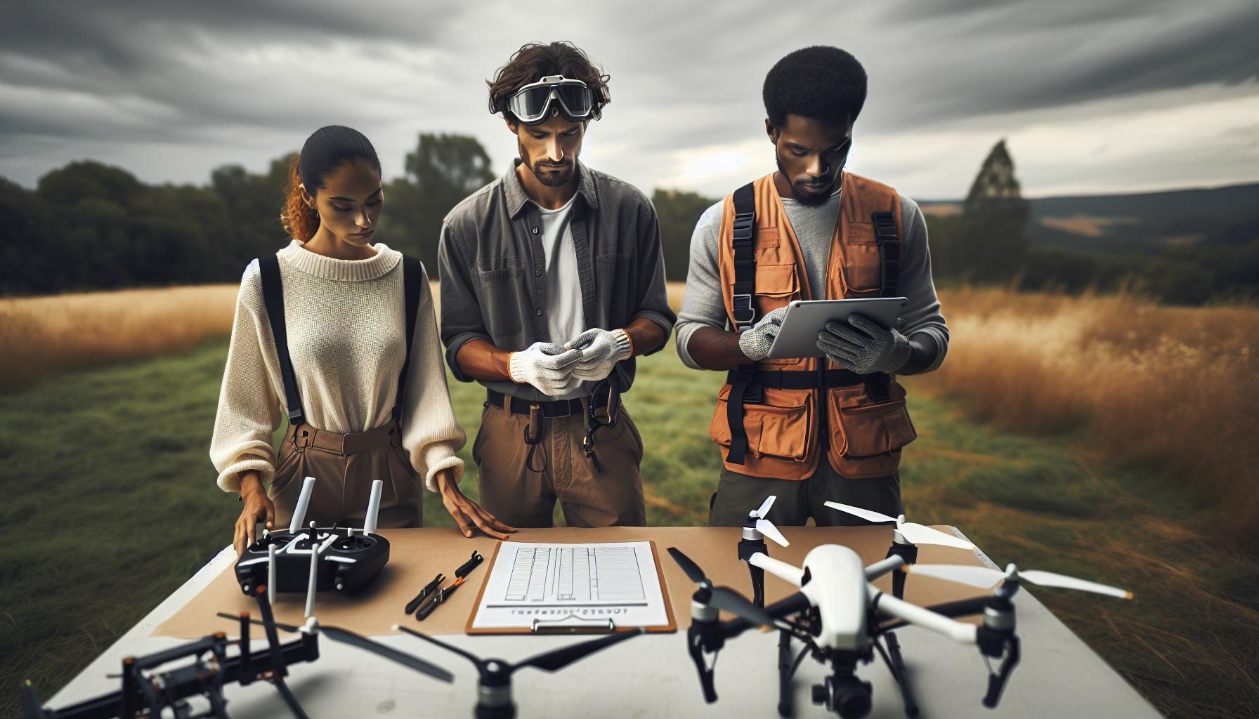 Safety Precautions for Using a Transferred Drone
