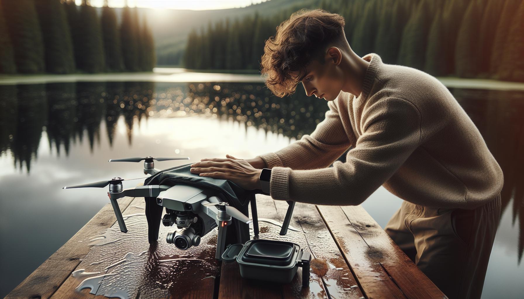 Impacts of Rain on Drone Performance