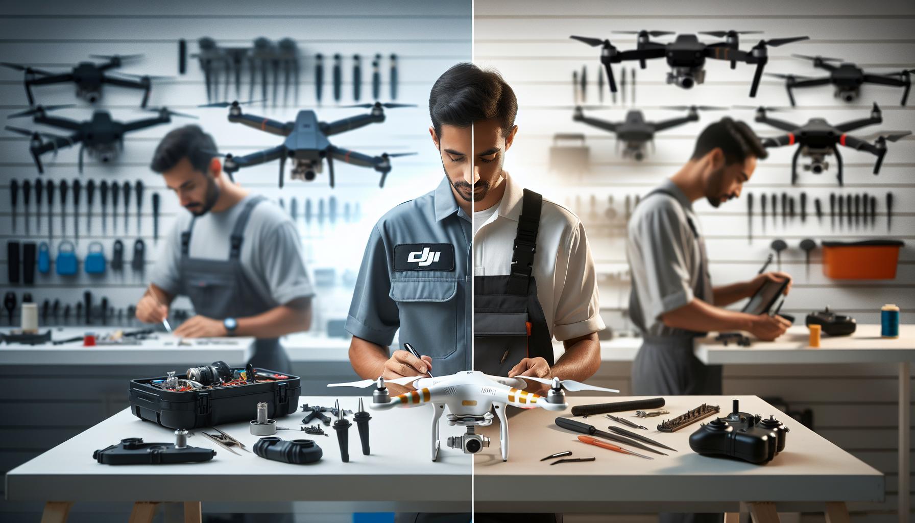 Comparing DJI Repair Services vs. Third-Party Options