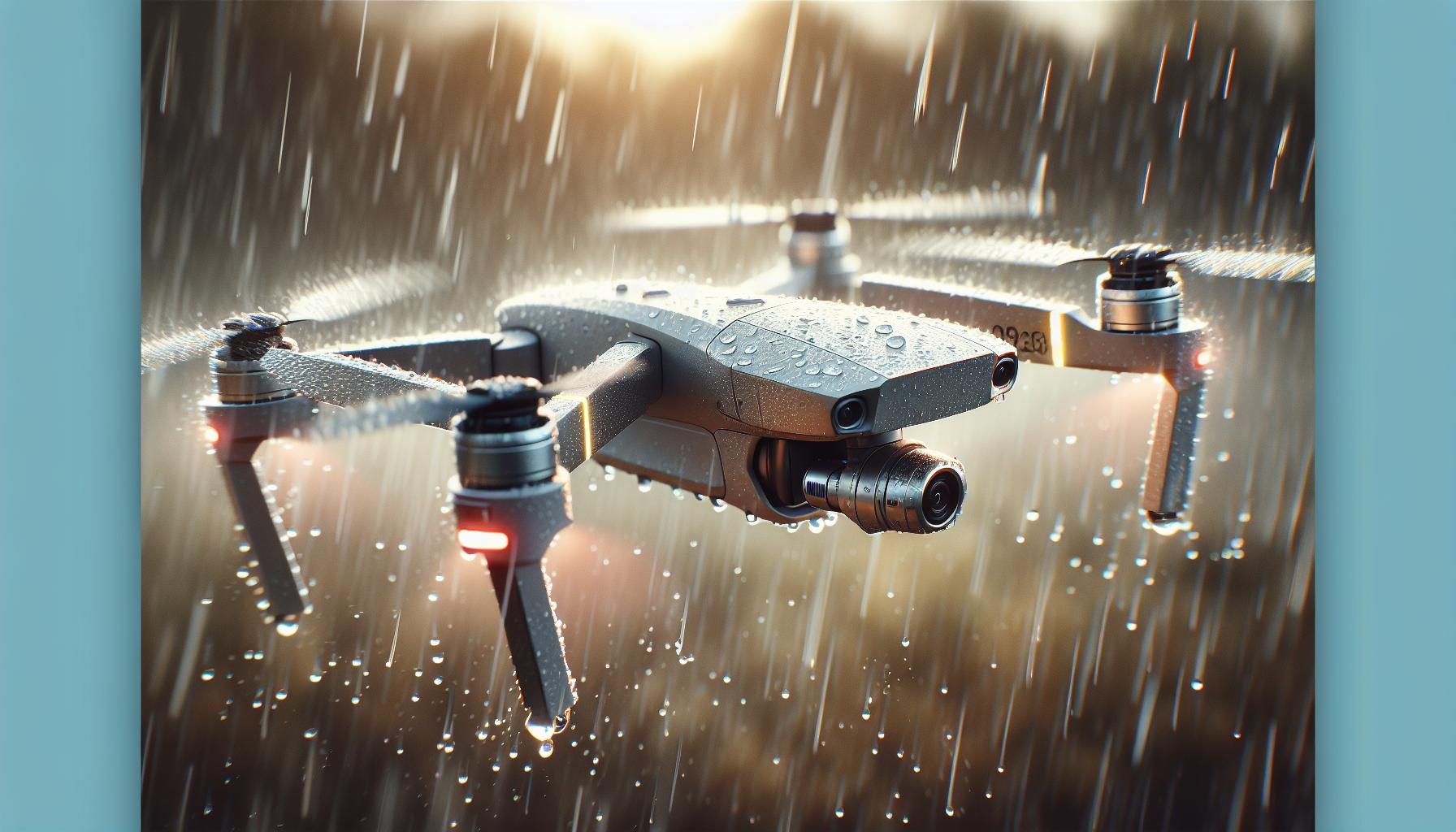 The Impact of Rain on Drone Performance